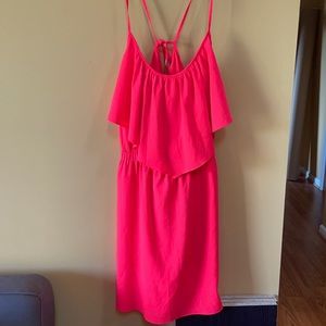 AMERICAN EAGLE OUTFITTERS Neon Pink Summer Dress